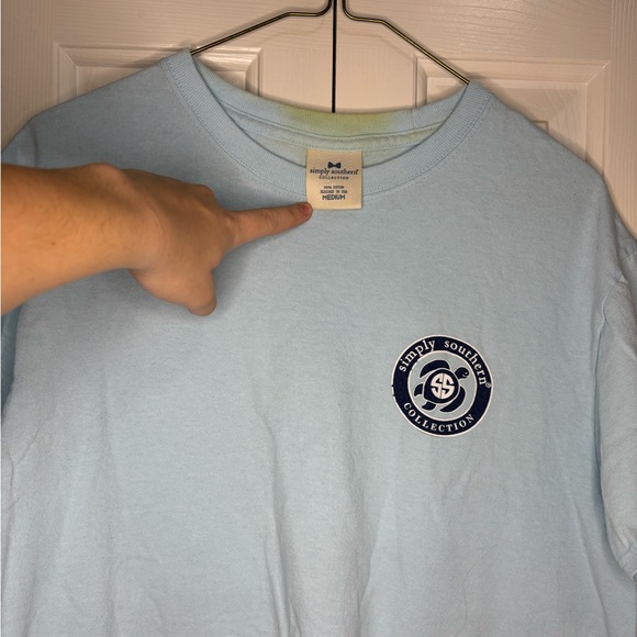 Simply Southern Red, White & Ocean Blue Short Sleeve // Size Medium - Picture 3 of 5